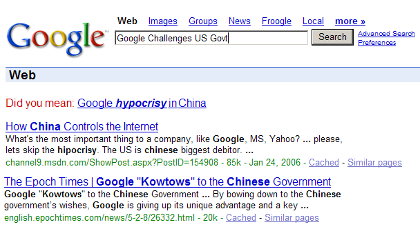 Google Sells Out for A Song