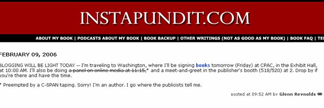 Parody of Instapundit Site - by The Razor