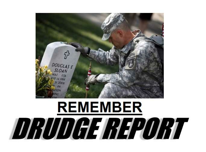 Drudge Report on 5/28/2012 - Sloan Headstone